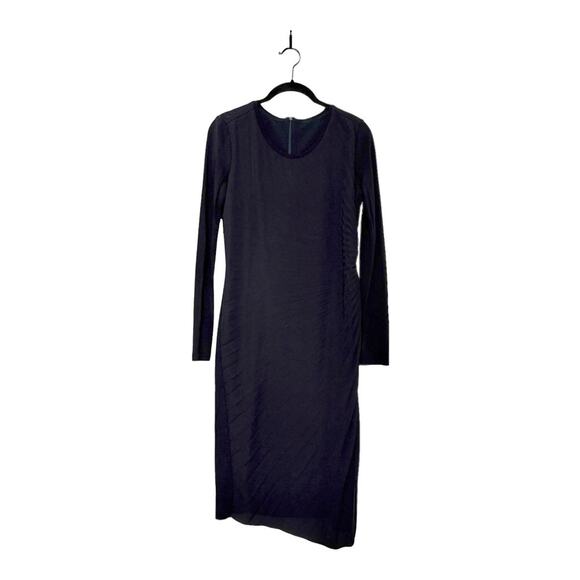Max Mara Pleated Dress in Black Size 42 - Picture 1 of 4